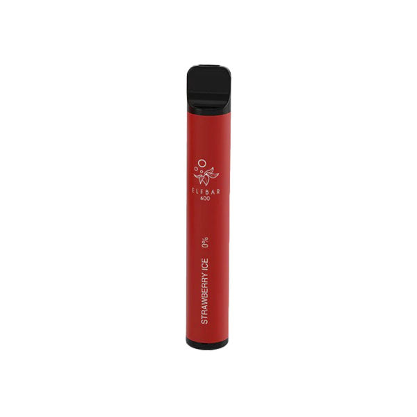 0mg ELF Bar 600 Disposable Vape Pod 600 Puffs - ZERO VAPE STORE