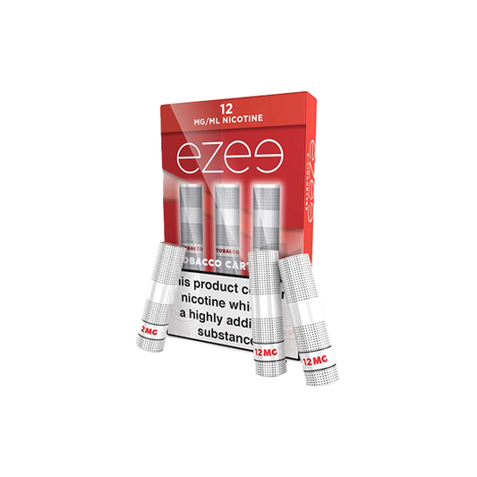 12mg Ezee E-cigarette Cartridges Tobacco 1050 Puffs