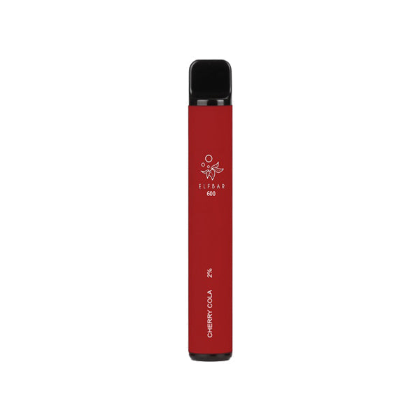 20mg ELF Bar Disposable Vape Pod 600 Puffs - ZERO VAPE STORE