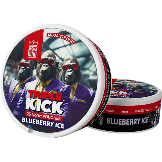 Aroma King NoNic Double Kick Blueberry Ice - 10mg