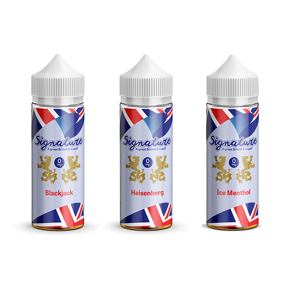 Signature Flavours 100ml E-liquid 0mg (50VG/50PG)