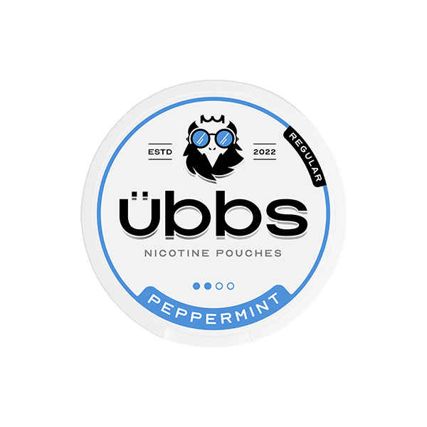 6mg Übbs Peppermint Regular Strength Nicotine Pouches - 20 Pouches