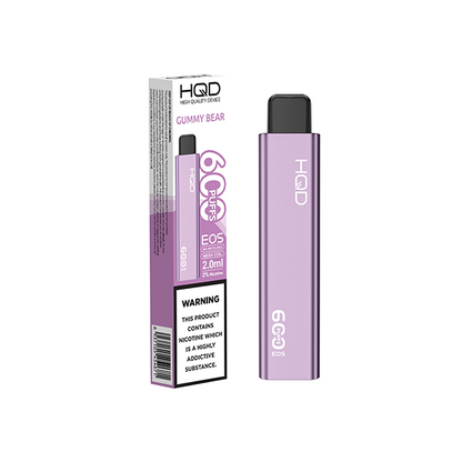 20mg HQD EOS Disposable Vape 600 Puffs ZERO VAPE STORE