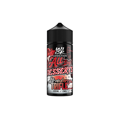 Wick Addiction All Day Desserts 100ml Shortfill 0mg (70VG/30PG)