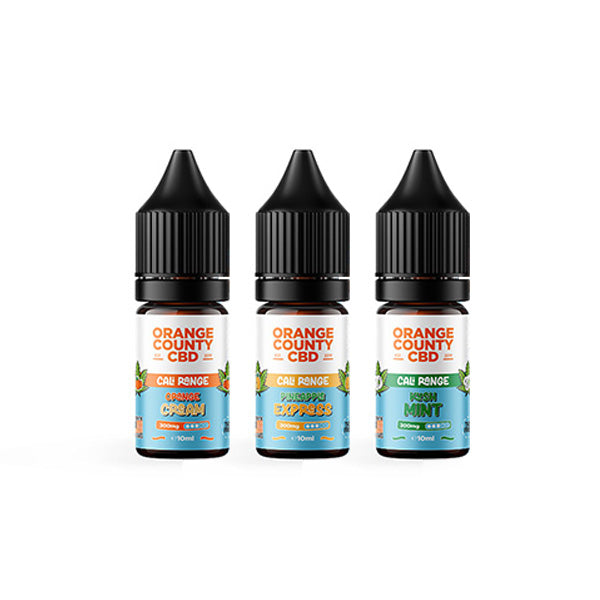 Orange County CBD Cali Range 300mg CBD 10ml E-liquid (60VG/40PG)