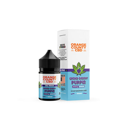 Orange County CBD Cali Range 2500mg CBD 50ml E-liquid (60VG/40PG)