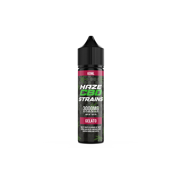 Haze CBD Strains 3000mg CBD E-Liquid 50ml Shortfill 0mg (50VG/50PG)