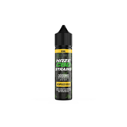 Haze CBD Strains 3000mg CBD E-Liquid 50ml Shortfill 0mg (50VG/50PG)