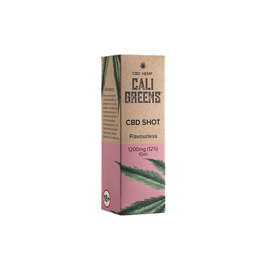 Cali Greens 1200mg CBD Flavourless Shot - 10ml