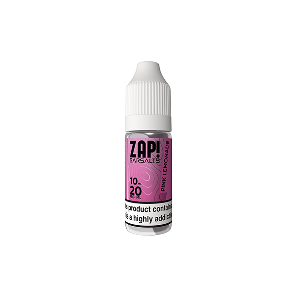 20mg ZAP! Bar Salts Nic Salt 10ml (50VG/50PG)