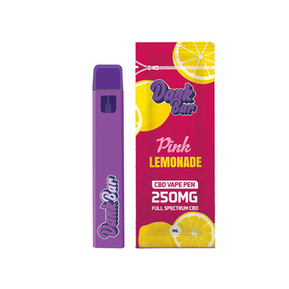 Dank Bar 250mg Full Spectrum CBD Vape Disposable by Purple Dank - 12 flavours (BUY 1 GET 1 FREE)