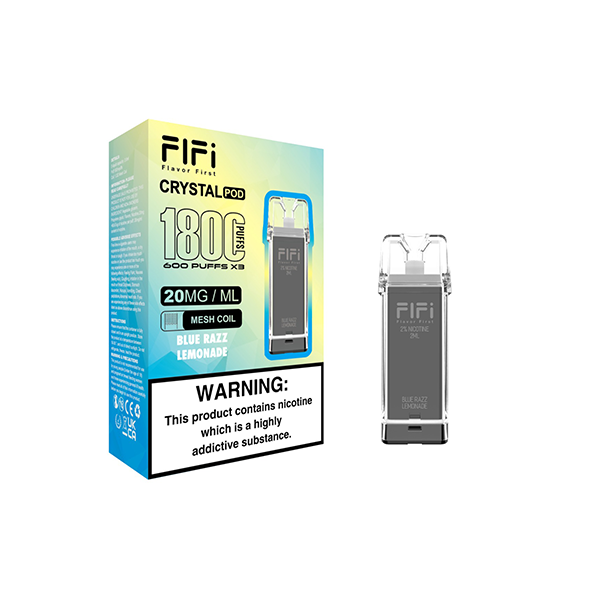 FLFI Crystal Replacement Pods 1800 Puffs 2ml