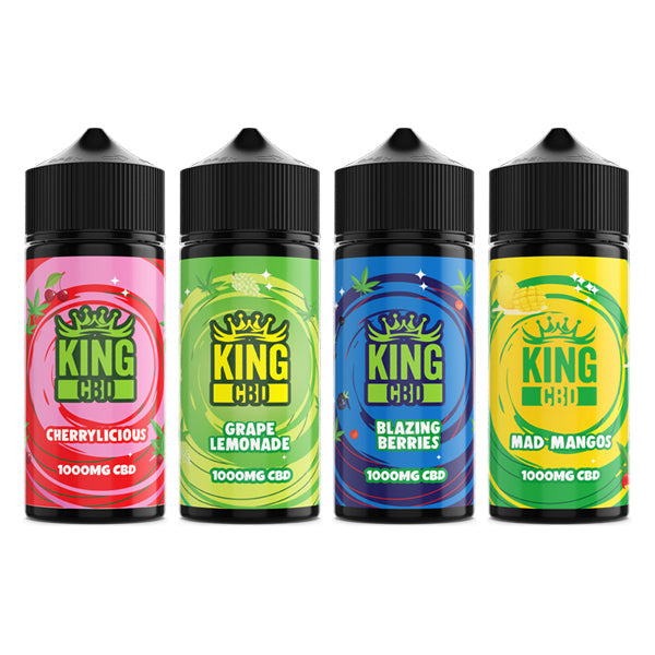 King CBD 1000mg CBD E-liquid 120ml (80VG/20PG) (BUY 1 GET 1 FREE)