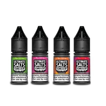 10MG Ultimate Puff Salts Chilled 10ML Flavoured Nic Salts (50VG/50PG) - ZERO VAPE STORE