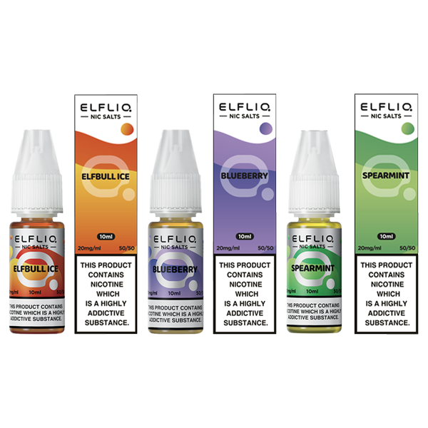 10mg ELFLIQ By Elf Bar 10ml Nic Salt (50VG/50PG) - ZERO VAPE STORE