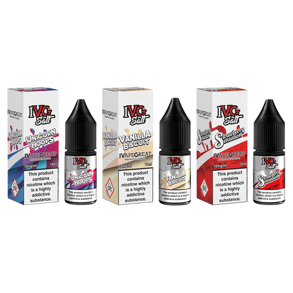 10mg I VG Salt 10ml Nic Salts (50VG/50PG) - ZERO VAPE STORE