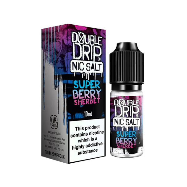 20MG Double Drip 10ML Flavoured Nic Salts E Liquid - ZERO VAPE STORE