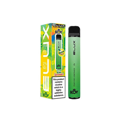 20mg Elux KOV Bar Lemonade Series Disposable Vape Device 600 Puffs - ZERO VAPE STORE