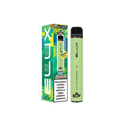 20mg Elux KOV Bar Lemonade Series Disposable Vape Device 600 Puffs - ZERO VAPE STORE