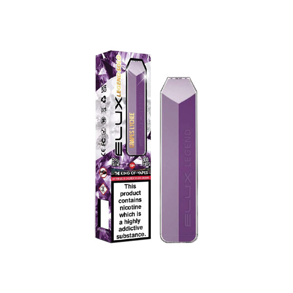 20mg Elux Legend Solo Disposable Vape Device 600 Puffs - ZERO VAPE STORE