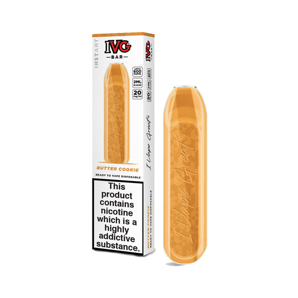 20mg I VG Bar 600 Puffs Disposable Vape - ZERO VAPE STORE