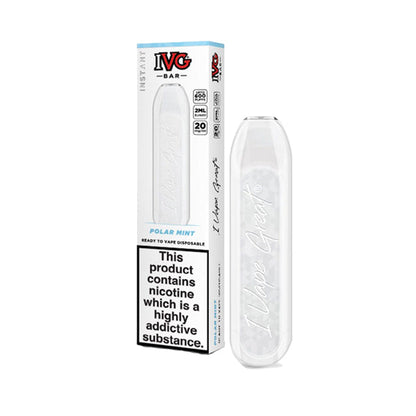 20mg I VG Bar 600 Puffs Disposable Vape - ZERO VAPE STORE