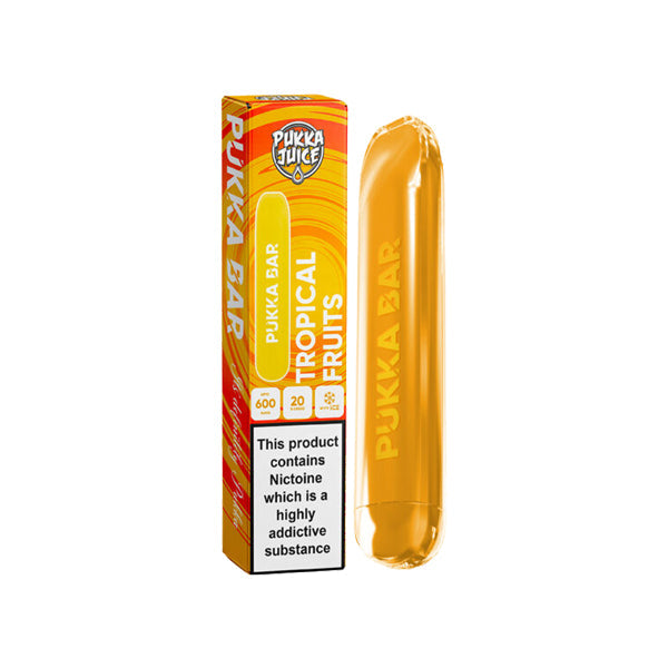 20mg Pukka Juice Pukka Bar Disposable Vape Pod 600 Puffs - ZERO VAPE STORE