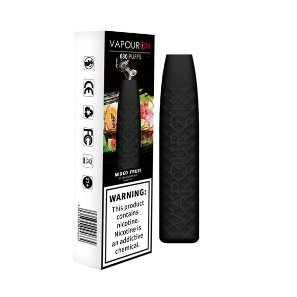 20mg Vapouron Bar Disposable Vape Pod 680 Puffs - ZERO VAPE STORE