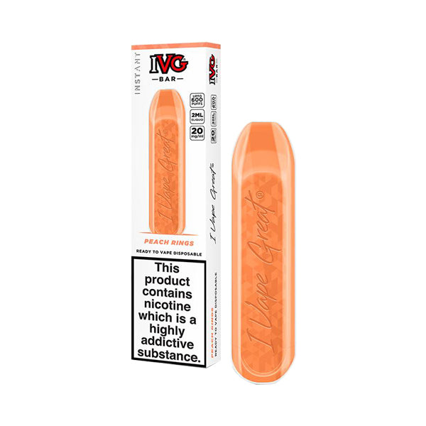 20mg I VG Bar 600 Puffs Disposable Vape - ZERO VAPE STORE