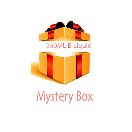 250ml E-liquid MYSTERY BOX + Nic Shots - ZEROVAPES STORE
