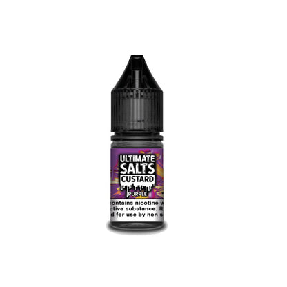 10MG Ultimate Puff Salts Custard 10ML Flavoured Nic Salts - ZERO VAPE STORE