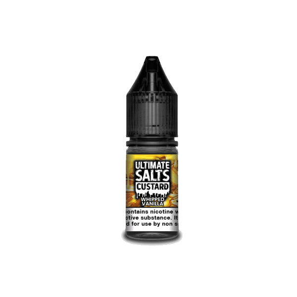 10MG Ultimate Puff Salts Custard 10ML Flavoured Nic Salts - ZERO VAPE STORE