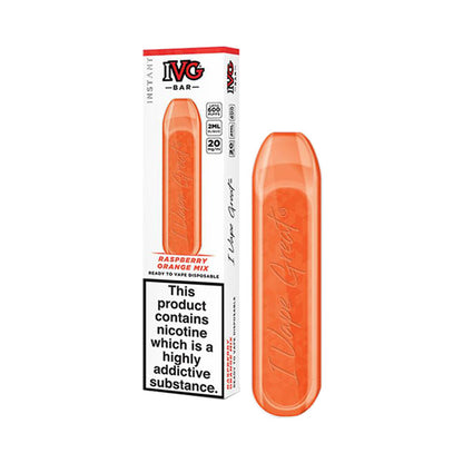 20mg I VG Bar 600 Puffs Disposable Vape - ZERO VAPE STORE