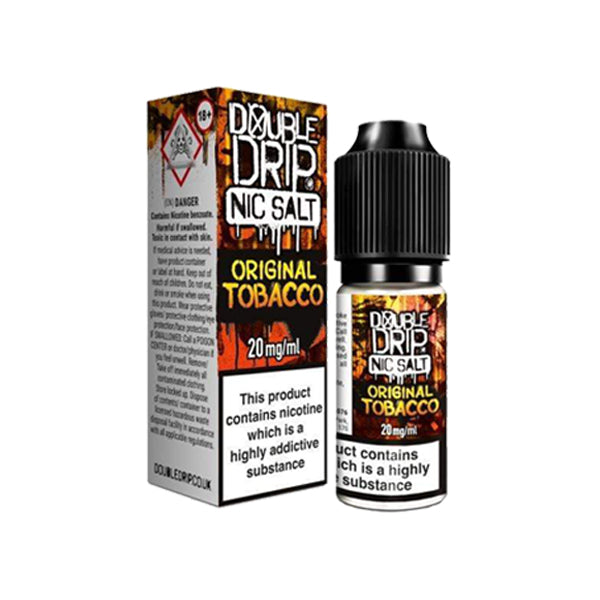 20MG Double Drip 10ML Flavoured Nic Salts E Liquid - ZERO VAPE STORE