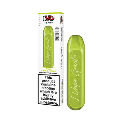 20mg I VG Bar 600 Puffs Disposable Vape - ZERO VAPE STORE