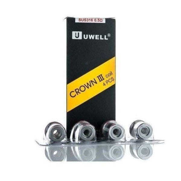 Uwell Crown 3 Coils – 0.25/0.4/0.5 Ohms - ZERO VAPE STORE