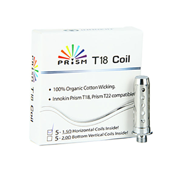 Innokin Prism T18 1.5/2.0 Ohm Coils - ZERO VAPE STORE