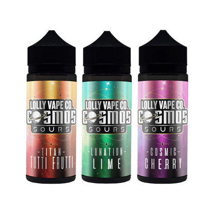 Lolly Vape Co Cosmos Sours 100ml Shortfill 0mg (80VG/20PG) - ZERO VAPE STORE