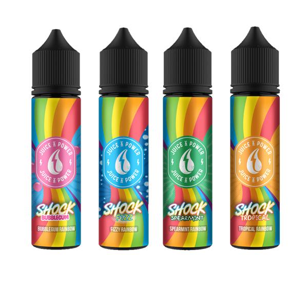 Juice N' Power Shock Series 50ml Shortfill 0mg (70VG/30PG) - ZERO VAPE STORE