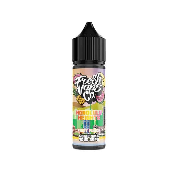 Fresh Vape Co 50ml Shortfill 0mg (70VG/30PG) - ZERO VAPE STORE