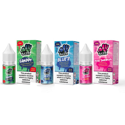 10mg My Salts Nic Salts 10ml (50VG/50PG) - ZERO VAPE STORE