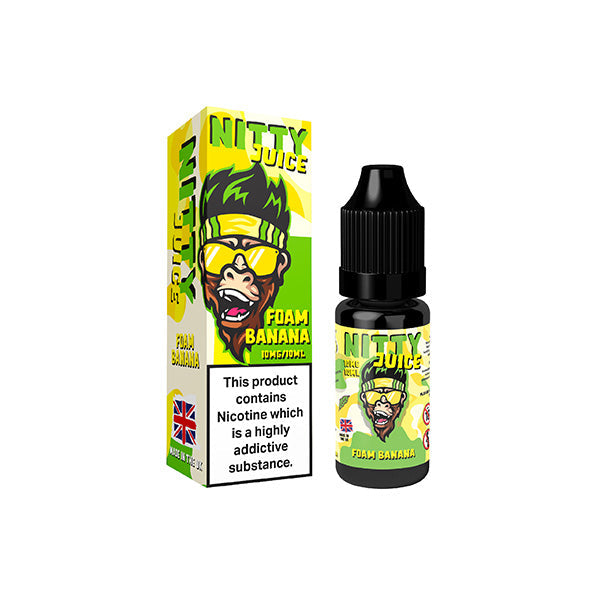 20mg Vapes Bars Nitty Juice Salts 10ml Nic Salt (50VG/50PG) - ZERO VAPE STORE