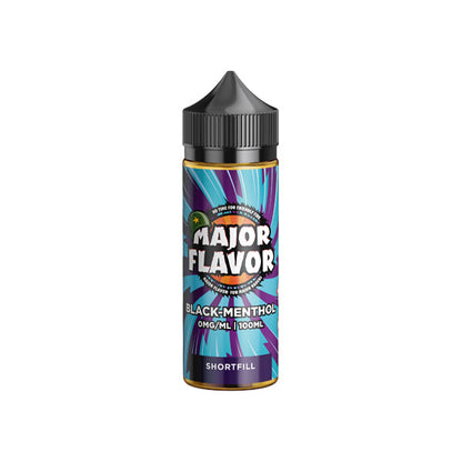 Major Flavor 100ml Shortfill 0mg (70VG/30PG) - ZERO VAPE STORE