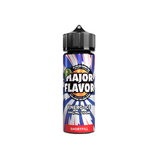 Major Flavor 100ml Shortfill 0mg (70VG/30PG) - ZERO VAPE STORE