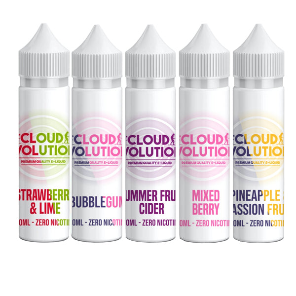 Cloud Evolution Premium Quality E-liquid 50ml Shortfill 0mg (70VG/30PG) - ZERO VAPE STORE