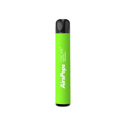 19mg AirsPops One Use Disposable Vape Device 800 Puffs