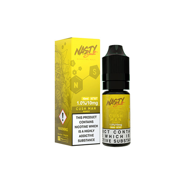 10mg Nasty Salts 10ml Nic Salts (50VG/50PG) - ZERO VAPE STORE