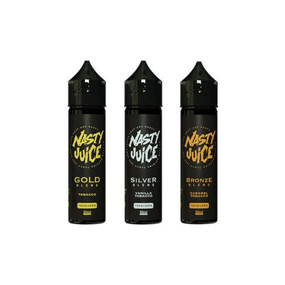 Tobacco By Nasty Juice 50ml Shortfill 0mg (70VG/30PG) - ZERO VAPE STORE