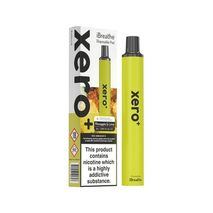 20mg iBreathe Xero+ Disposable Vape Pod 600 Puffs - ZERO VAPE STORE