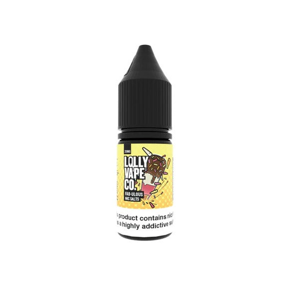 10mg Lolly Vape Co 10ml Nic Salts (50VG/50PG) - ZERO VAPE STORE